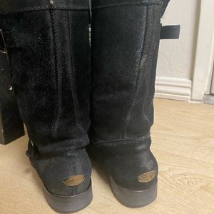 Suede and fur Jimmy Choo boots